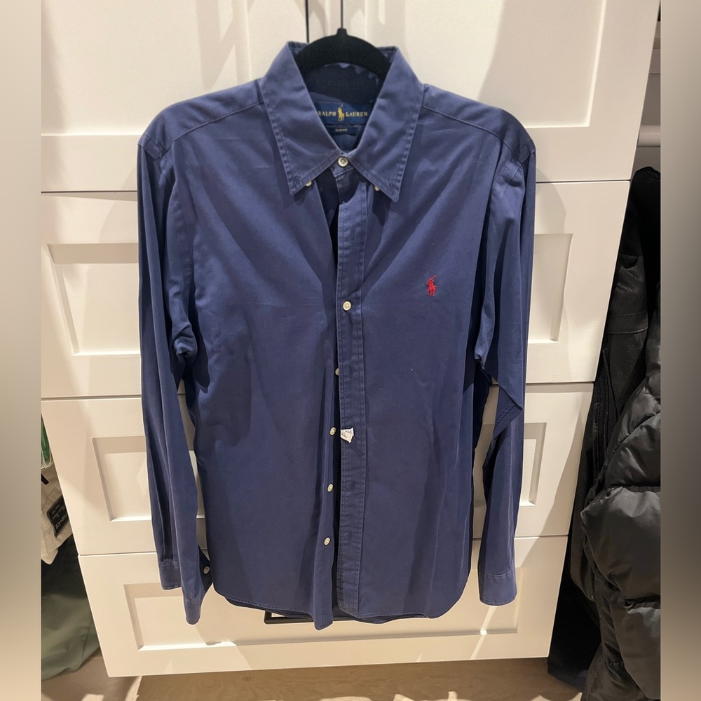 Polo Ralph Lauren size M slim fit color Navy